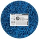 Круг зачистний Sigma з нетканого абразиву (корал) 125мм на липучці синій середня жорсткість (9176211)