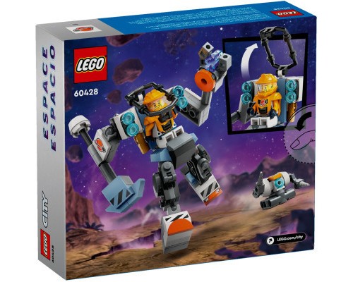 Конструктор LEGO City Костюм робота для конструювання в космосі 140 деталей (60428)