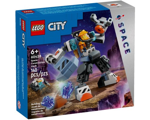 Конструктор LEGO City Костюм робота для конструювання в космосі 140 деталей (60428)
