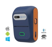 Принтер етикеток UKRMARK DP26BL bluetooth, USB, синій (900884)