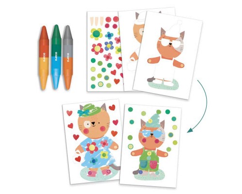 Набір для творчості Djeco Будиночки для тварин (DJ09293)