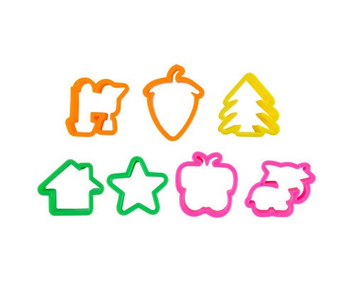 Пластилін Kite Hot Wheels у боксі 7 кольорів + 8 інструментів, 380 г (HW22-080)