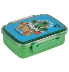 Ланч-бокс дитячий Yes Minecraft 420 мл, зелено-блакитний (708053)