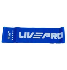 Еспандер LivePro Fitness Band Heavy LP8415-H блакитний Уні 200х15см (9,1кг) (6951376153682)