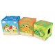 Розвиваюча іграшка Hape дерев'яні кубики Вежа зі звірятами (E0451)