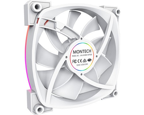 Кулер до корпусу MONTECH RX140 PWM WHITE