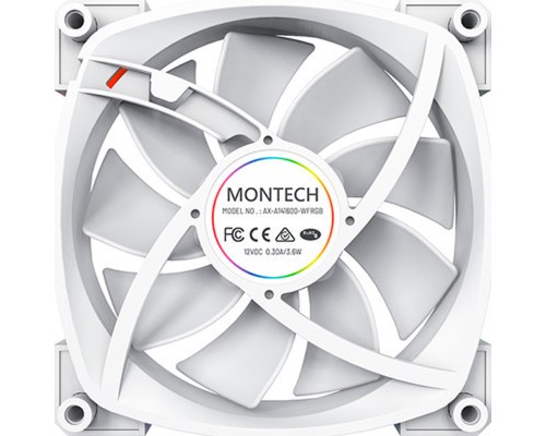 Кулер до корпусу MONTECH RX140 PWM WHITE