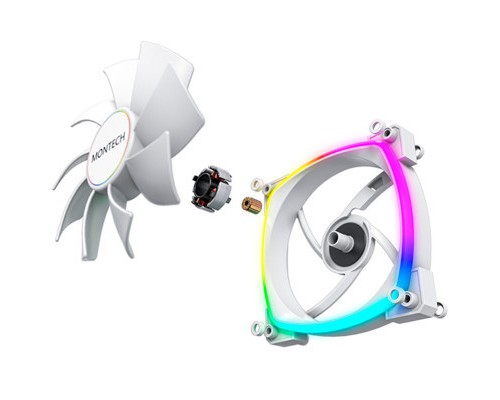 Кулер до корпусу MONTECH RX140 PWM WHITE