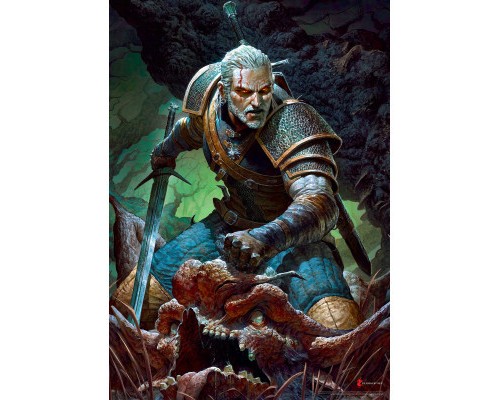 Пазл GoodLoot Witcher: Dark World 1000 елементів (5908305240464)