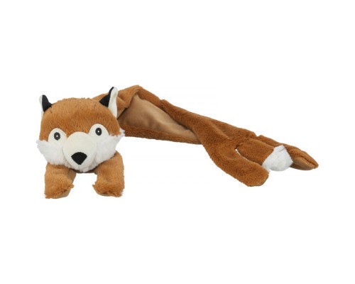 Іграшка для собак Trixie Лисиця зі звуком і шелестом фольги 50 см помаранчева (4011905348230)