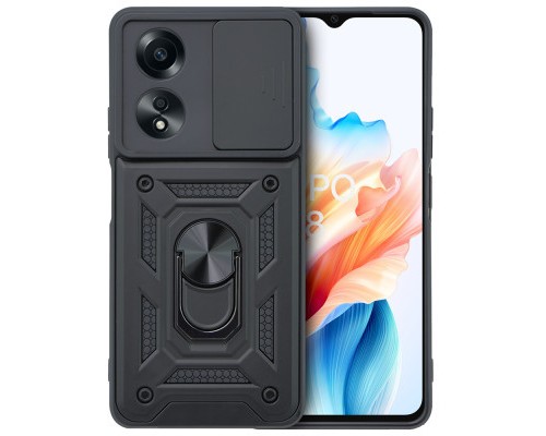 Чохол до мобільного телефона BeCover Military Oppo A38 Black (710714)