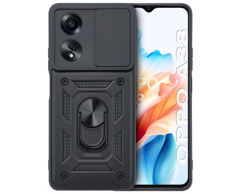 Чохол до мобільного телефона BeCover Military Oppo A38 Black (710714)