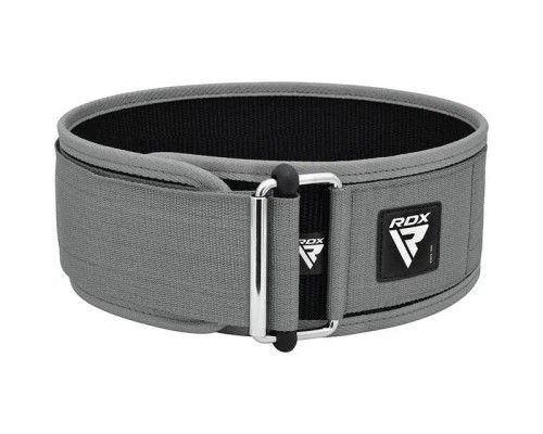 Атлетичний пояс RDX RX1 Weight Lifting Belt Grey L (WBS-RX1G-L)