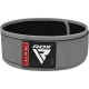 Атлетичний пояс RDX RX1 Weight Lifting Belt Grey L (WBS-RX1G-L)