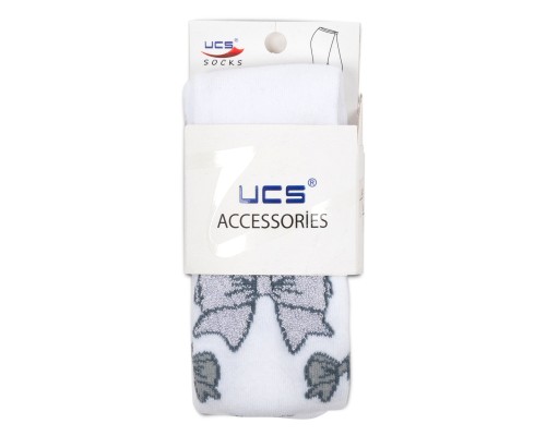 Колготки дитячі UCS Socks з бантиком (M0C0301-1125-86G-white)