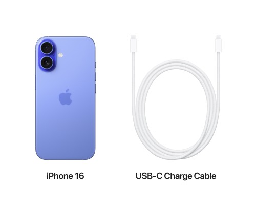 Мобільний телефон Apple iPhone 16 128GB Ultramarine (MYEC3)