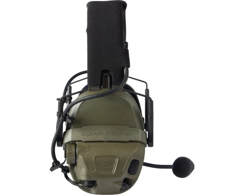 Навушники для стрільби Ops-Core AMP Communication Headset-Connectorized. NFMI. Верхній тримач. Ranger Green (N101153-02-0006)