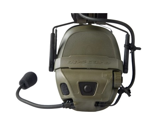 Навушники для стрільби Ops-Core AMP Communication Headset-Connectorized. NFMI. Верхній тримач. Ranger Green (N101153-02-0006)