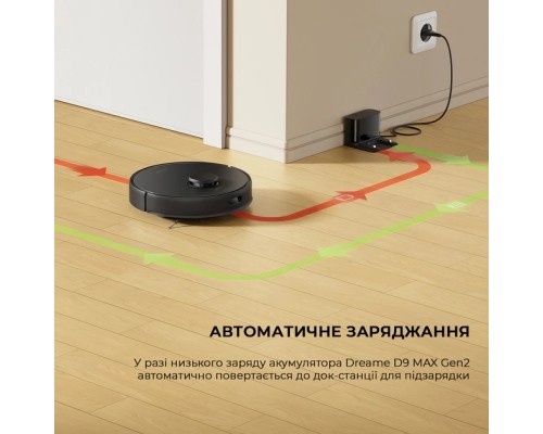 Пилосос Dreame D9 Max Gen2-BLK (RLD34GA-Bl)