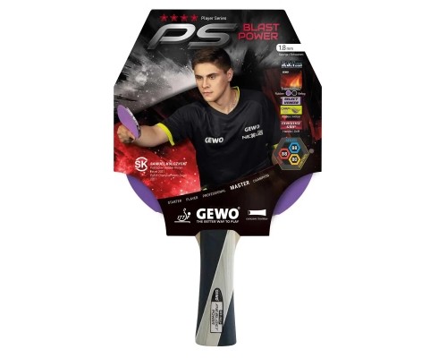Ракетка для настільного тенісу Gewo PS Blast Power FL (1074100001) (931014)