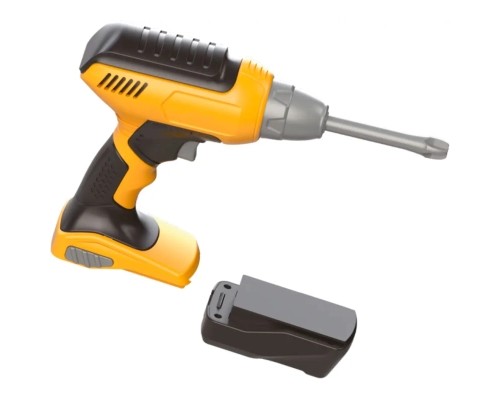 Ігровий набір Otamanko шуруповерт на батарейках жовтий (T002)