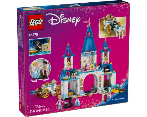 Конструктор LEGO Disney Princess Замок Попелюшки й карета (43275)