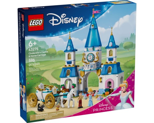 Конструктор LEGO Disney Princess Замок Попелюшки й карета (43275)