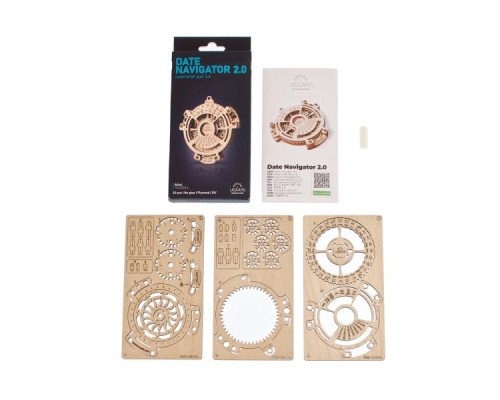 Конструктор Ugears механічний 3D Навігатор дат 2.0 (70218)