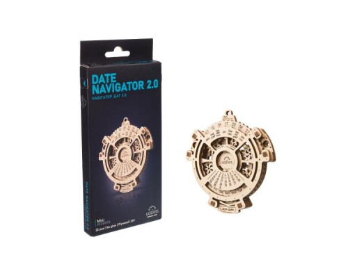 Конструктор Ugears механічний 3D Навігатор дат 2.0 (70218)
