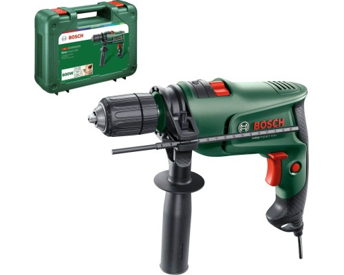 Дриль Bosch EasyImpact 600, 600Вт, 1.5-13мм, 3000об/хв, кейс (0.603.133.021)