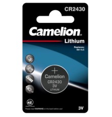 Батарейка CR 2430 Lithium * 1 Camelion (CR2430-BP1)