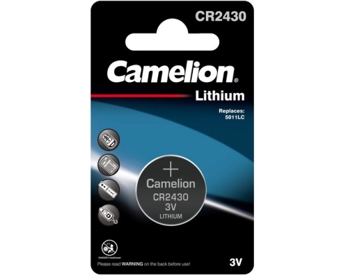 Батарейка CR 2430 Lithium * 1 Camelion (CR2430-BP1)