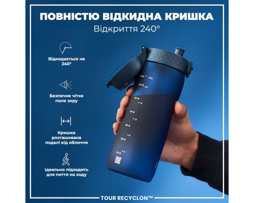 Пляшка для води ION8 OneTouch 750 мл BPA Free, Navy (I8RF750NAV)