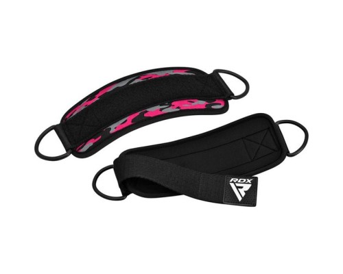 Манжета для тяги RDX A4 Gym Ankle Pro Camo Pink-pair (WAN-A4CP-P)