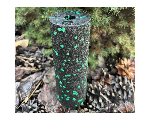 Масажний ролик PowerPlay PP-4346 Mini EPP Foam Roller 15x5,3см Чорно/Зелений (PP_4346_Green_(15*5))