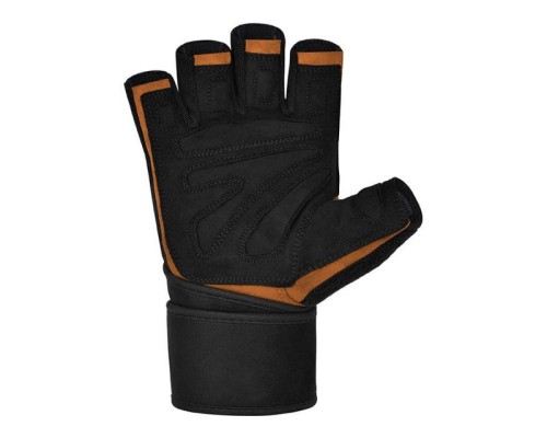 Рукавички для фітнесу RDX Micro Tan/Black Plus S (WGM-L4TN-S+)