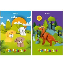 Кольоровий папір Kite А4 односторонній (18 аркушів/ 9 кольорів) в асортименті (K23-1250)