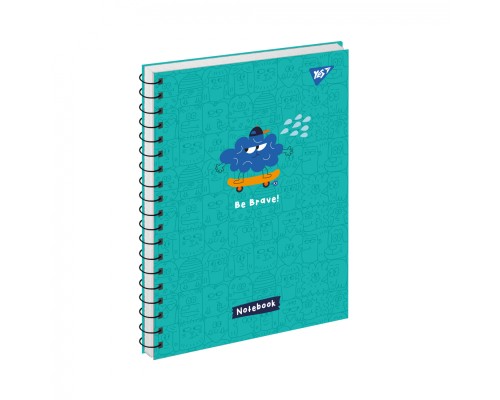 Зошит Yes А5 Stand with Ukraine 80 аркушів клітинка (151969)