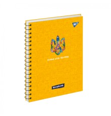 Зошит Yes А5 Stand with Ukraine 80 аркушів клітинка (151969)