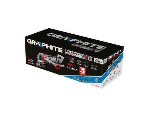 Реноватор Graphite Energy+ 18V, 5000-20000об/хв (без АКБ та ЗП) (58G013)