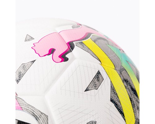 М'яч футбольний Puma Orbita 3 TB (FIFA Quality) 083777-01 білий, жовтий, рожевий, зелений 4 (4065449744270)