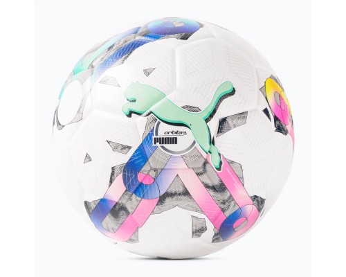 М'яч футбольний Puma Orbita 3 TB (FIFA Quality) 083777-01 білий, жовтий, рожевий, зелений 4 (4065449744270)