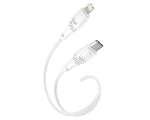 Дата кабель USB-C to Lightning 1.0m 27W High Elastic Zeus XO (NBQ239A_White)