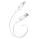 Дата кабель USB-C to Lightning 1.0m 27W High Elastic Zeus XO (NBQ239A_White)