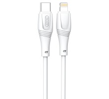 Дата кабель USB-C to Lightning 1.0m 27W High Elastic Zeus XO (NBQ239A_White)