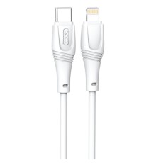 Дата кабель USB-C to Lightning 1.0m 27W High Elastic Zeus XO (NBQ239A_White)