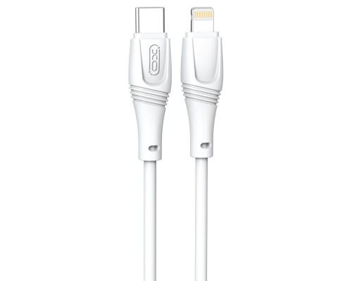 Дата кабель USB-C to Lightning 1.0m 27W High Elastic Zeus XO (NBQ239A_White)