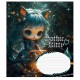 Зошит Школярик Gothic cats 12 аркушів клітинка (012-3531K)