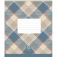 Зошит Школярик Plaid pattern 18 аркушів клітинка (018-3345K)