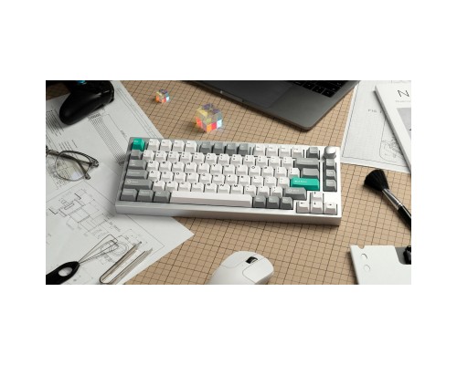 Клавіатура Lemokey P1 Pro Super Brown RGB Wireless/Bluetooth/USB Space Silver (P1P-X3-UA)